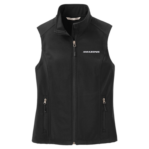Amazone Embroidered - Ladies Core Soft Shell Vest Thumbnail