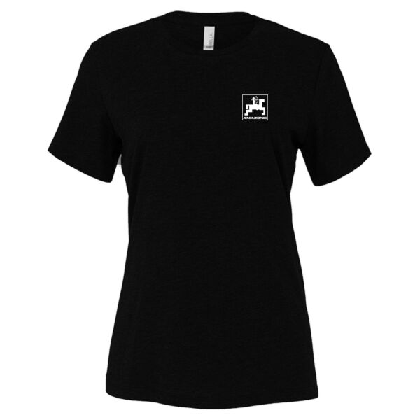 Amazone Printed - Women’s Relaxed Fit Heather CVC Tee Thumbnail