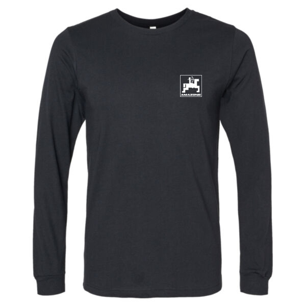 Amazone Printed - Unisex Heather CVC Long Sleeve Tee Thumbnail