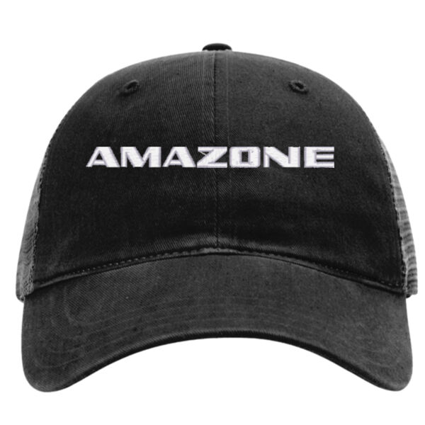 Amazone Embroidered - Garment-Washed Trucker Cap Thumbnail