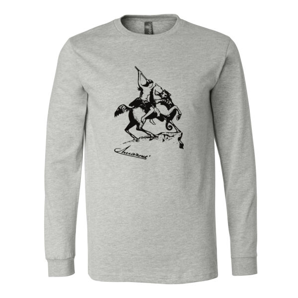Amazone Printed - Unisex Heather CVC Long Sleeve Tee Thumbnail