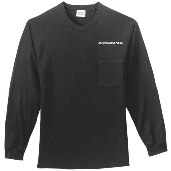 Amazone Embroidered - Tall Long Sleeve Essential Pocket Tee Thumbnail