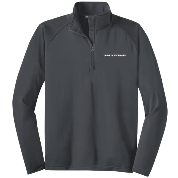 Amazone/ Hlavinka Embroidered- - Tall Sport Wick ® Stretch 1/4 Zip Pullover Thumbnail